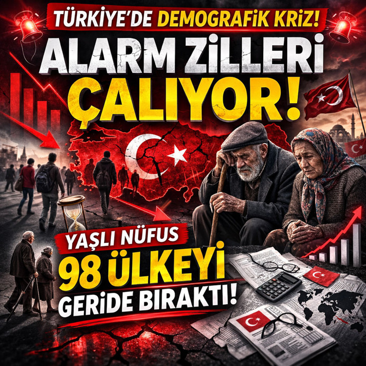 Türkiye için alarm zilleri çalıyor Yaşlı nüfusu, 98 ülkeyi geride bıraktı!