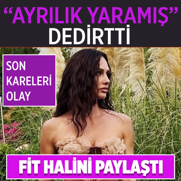 Ayrılık yaradı! Yasemin Ergene'nin fit haline yorum yağdı