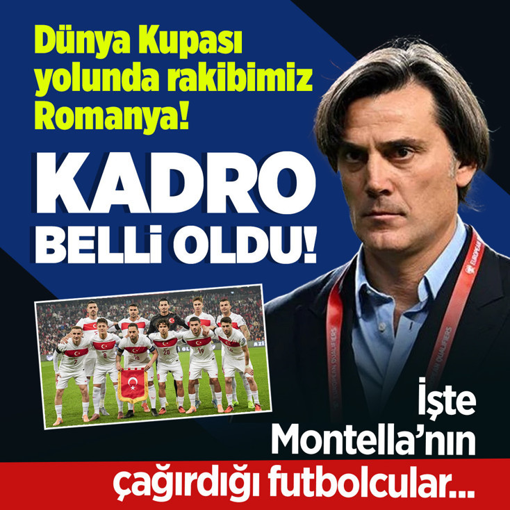 A Milli Takım'ın Romanya kadrosu açıklandı!