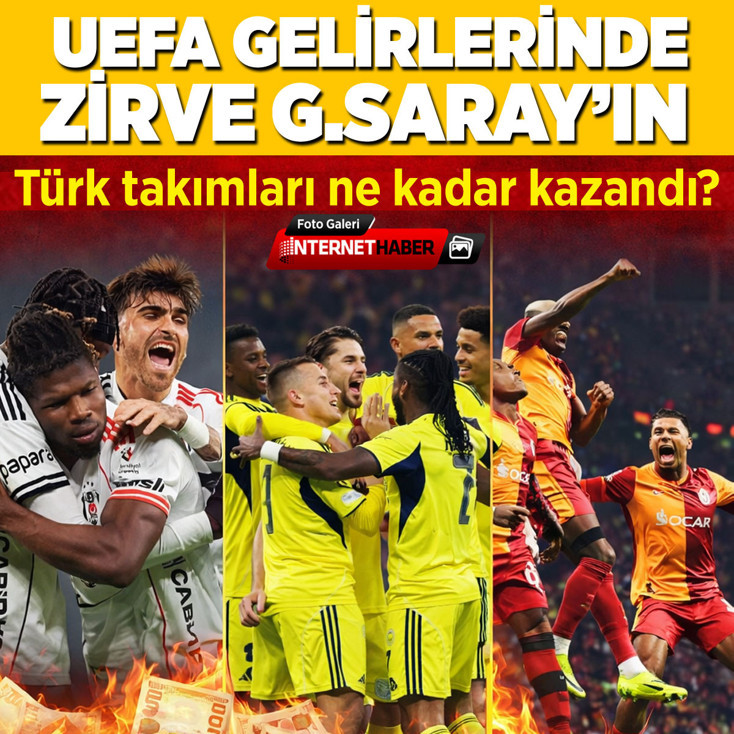 UEFA gelirlerinde uçurum: G.Saray zirvede fark attı