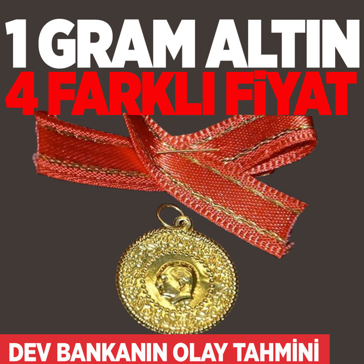 Yatırımcı şokta 1 gram altın için 4 farklı fiyat! Fransız bankadan bomba tahmin