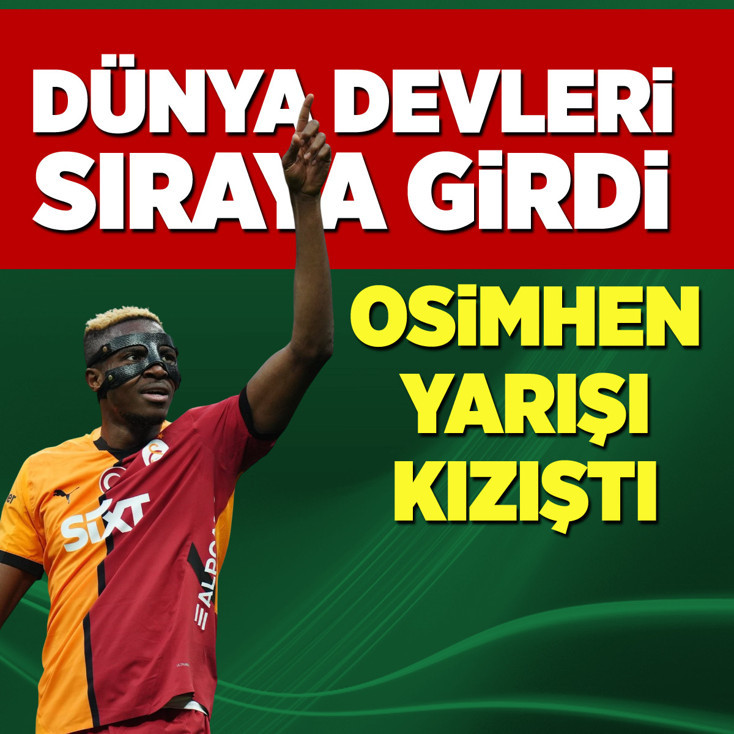 Victor Osimhen yarışı kızıştı! Barcelona - Real Madrid...