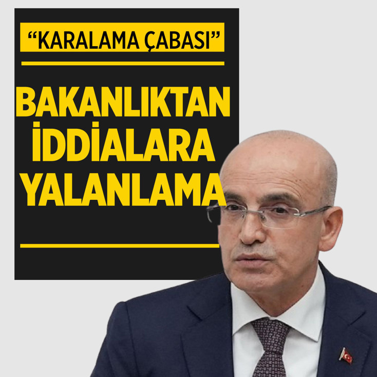 Hazine ve Maliye Bakanlığından Bakan Şimşek ile ilgili ortaklık iddiasına yalanlama