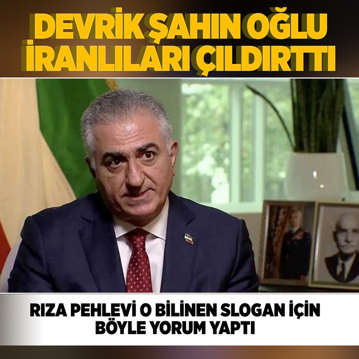 Rıza Pehlevi'den İranlıları çileden çıkaracak sözler! O bilinen slogan için böyle dedi