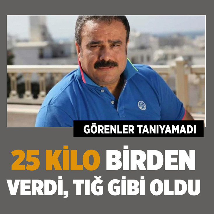 Görenler tanıyamadı... Ünlü sanatçı Bülent Serttaş 25 kilo verdi, tığ gibi oldu
