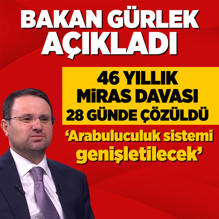 46 yıllık miras davası 28 günde çözüldü