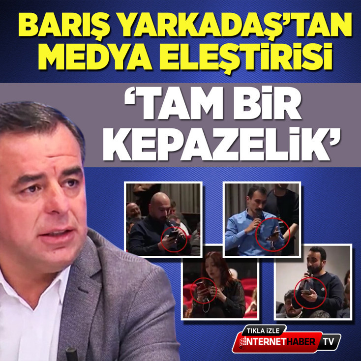 Barış Yarkadaş'tan medya eleştirisi: Tam bir kepazelik