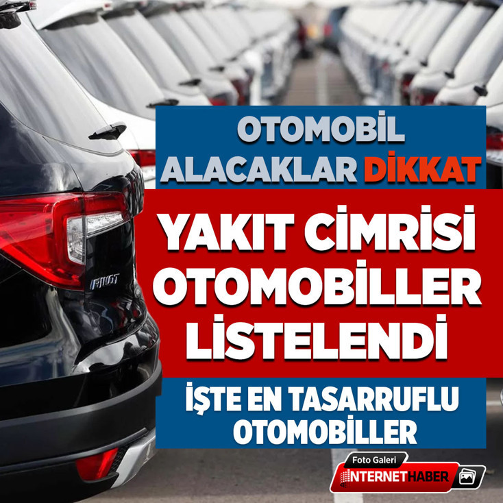 Otomobil alacaklar dikkat! En tasarruflu otomobiller listelendi Bu modeller resmen yakıtı kokluyor