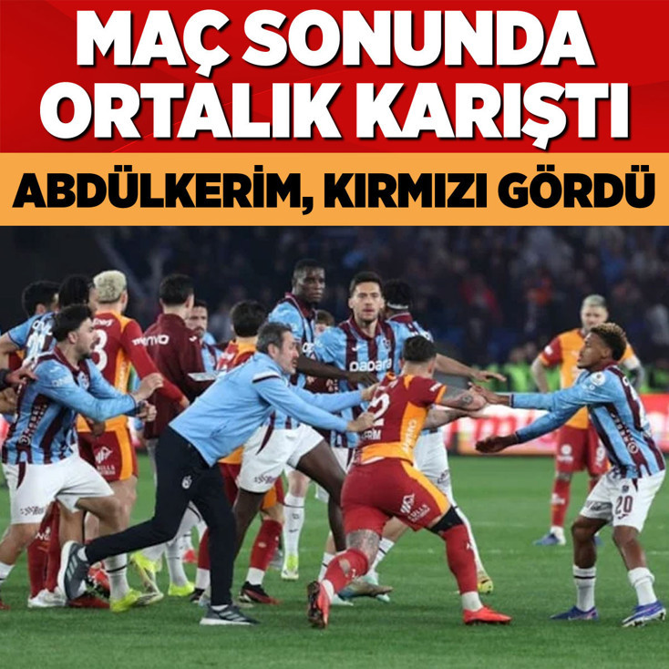Trabzonspor - Galatasaray maçının ardından gerginlik!