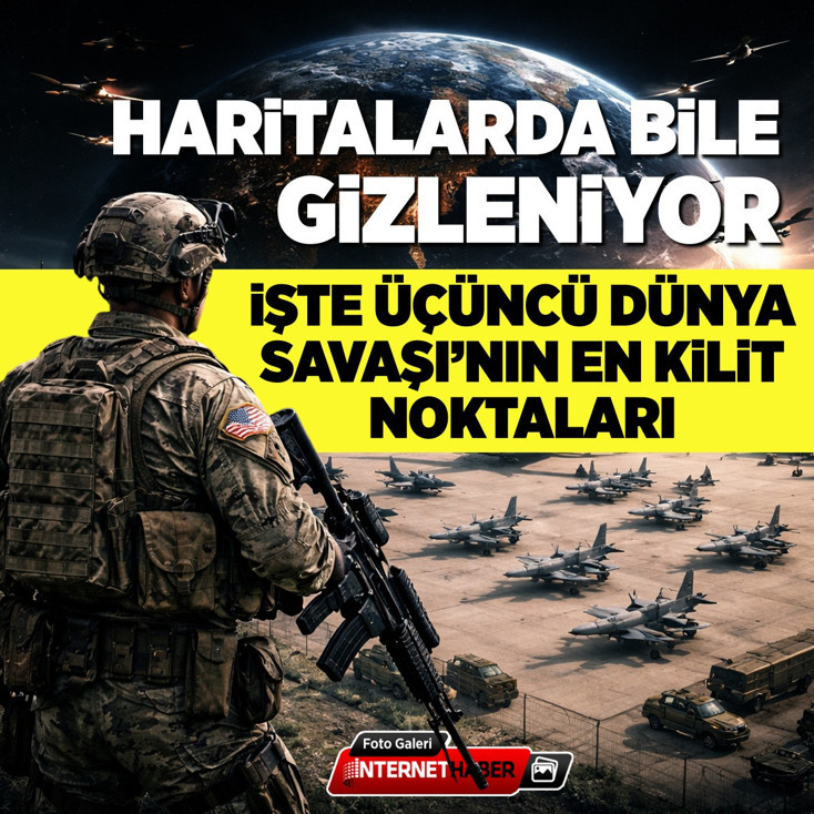 Üçüncü Dünya Savaşı'nın en kilit noktaları! Hangi ülke, hangi bölgede kaç askeri üs bulunduruyor?