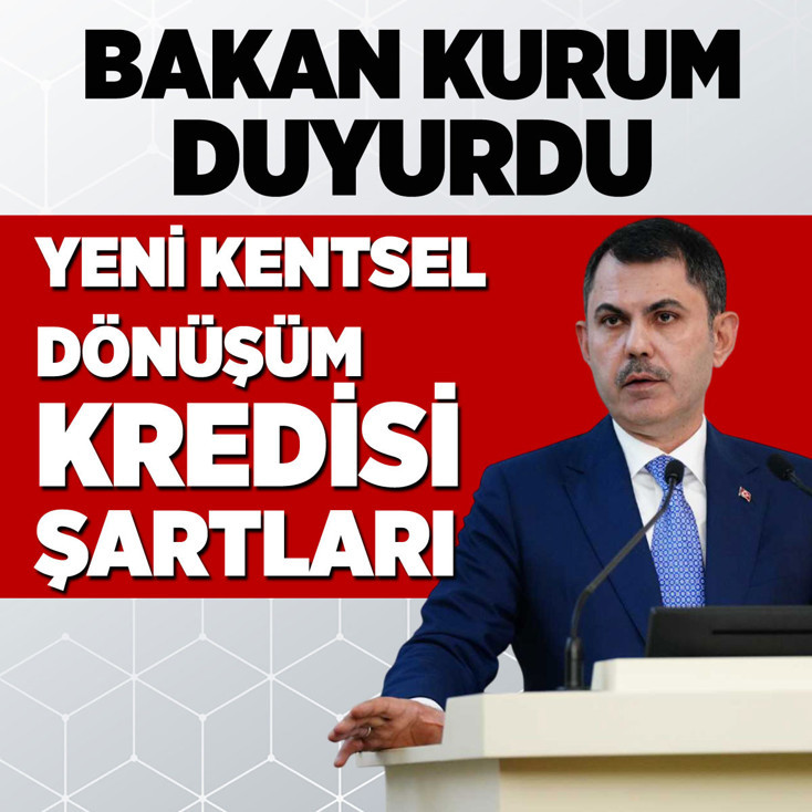 Bakan Kurum yeni kentsel dönüşüm kredisinin detaylarını paylaştı
