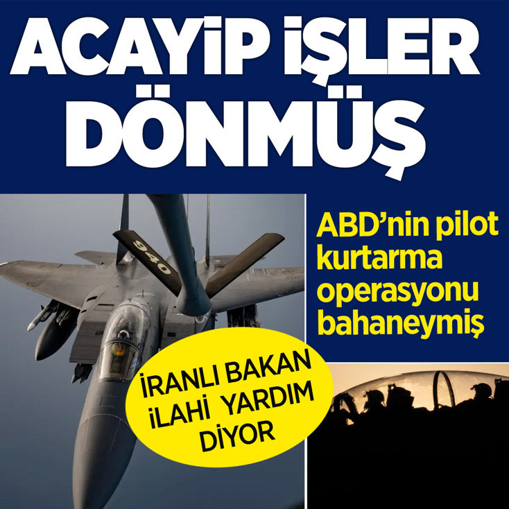 ABD'nin pilot kurtarma işi gerçekte uranyum çıkarmasıymış! İran'dan olay iddia
