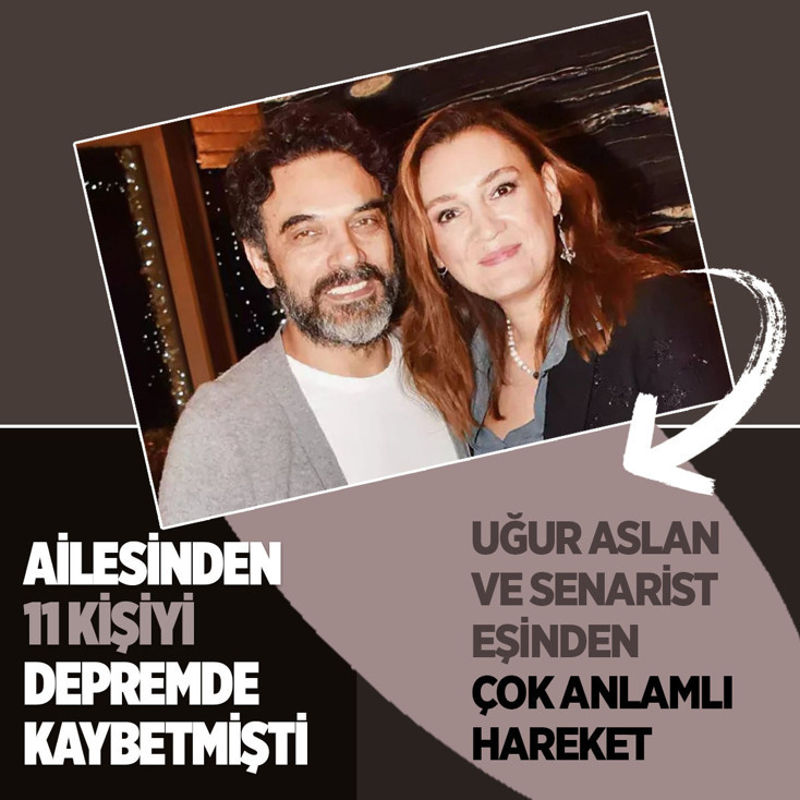 Depremde yakınlarını kaybetmişti! Uğur Aslan ve Sema Ergenekon'dan çok anlamlı hareket