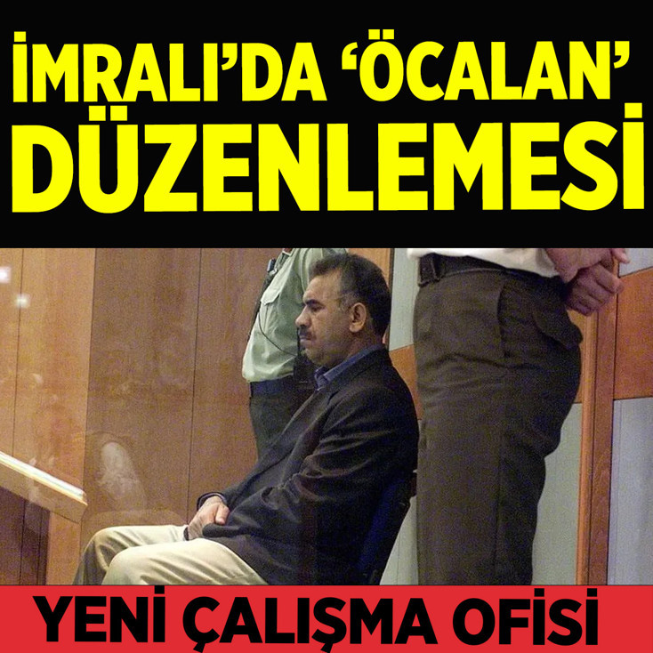 İmralı'da yeni düzenleme: Öcalan'a yeni çalışma ofisi