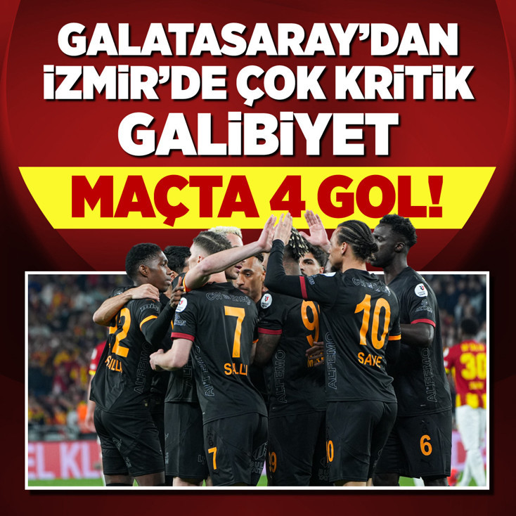 Galatasaray, Göztepe deplasmanından 3 puanla döndü