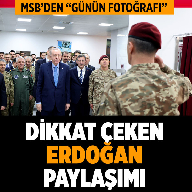 Milli Savunma Bakanlığı'ndan dikkat çeken Erdoğan fotoğrafı: Tarih iyi bilir