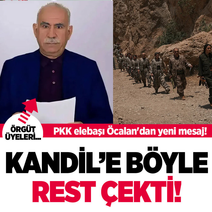 PKK elebaşı Öcalan'dan yeni mesaj! Kandil'e böyle rest çekti