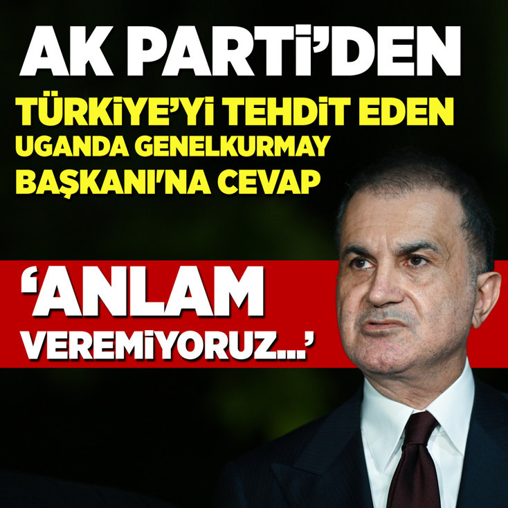 Türkiye'yi tehdit eden Uganda Genelkurmay Başkanı'na cevap