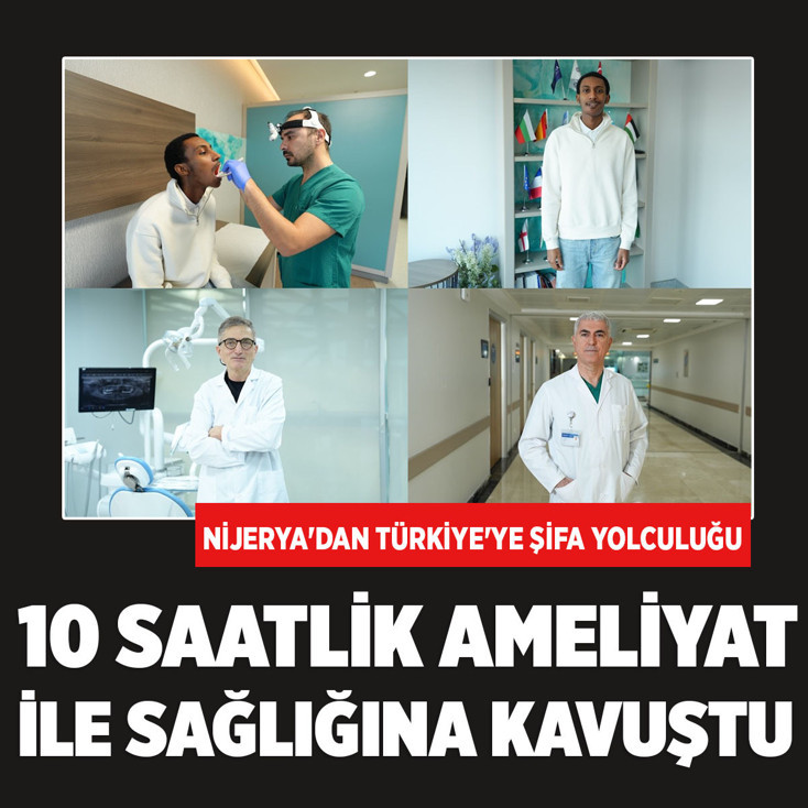 Nijerya'dan Türkiye'ye şifa yolculuğu: Medipol'de 10 saatlik ameliyat ile sağlığına kavuştu