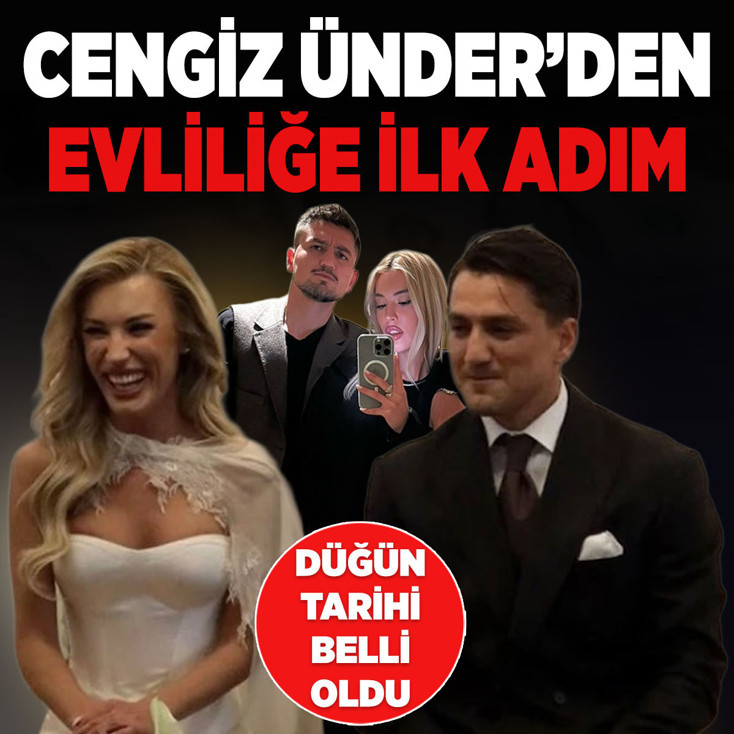 Cengiz Ünder ve Bilge Yenigül nişanlandı!