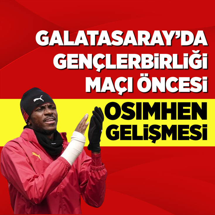 Galatasaray’da Osimhen sürprizi! Kadroya alındı
