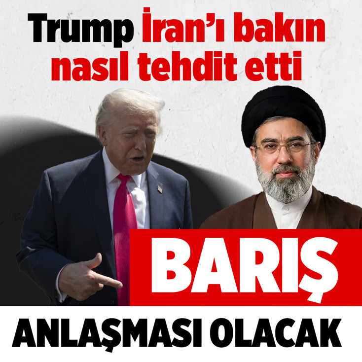 ABD Başkanı Donald Trump "Barış anlaşması olacak" dedi, İran'ı böyle tehdit etti