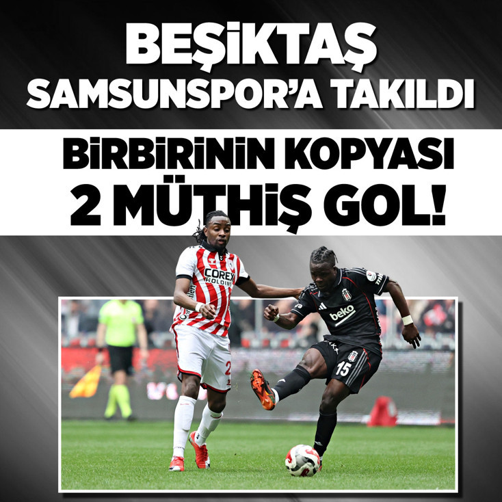 Beşiktaş, Samsunspor deplasmanından eli boş döndü