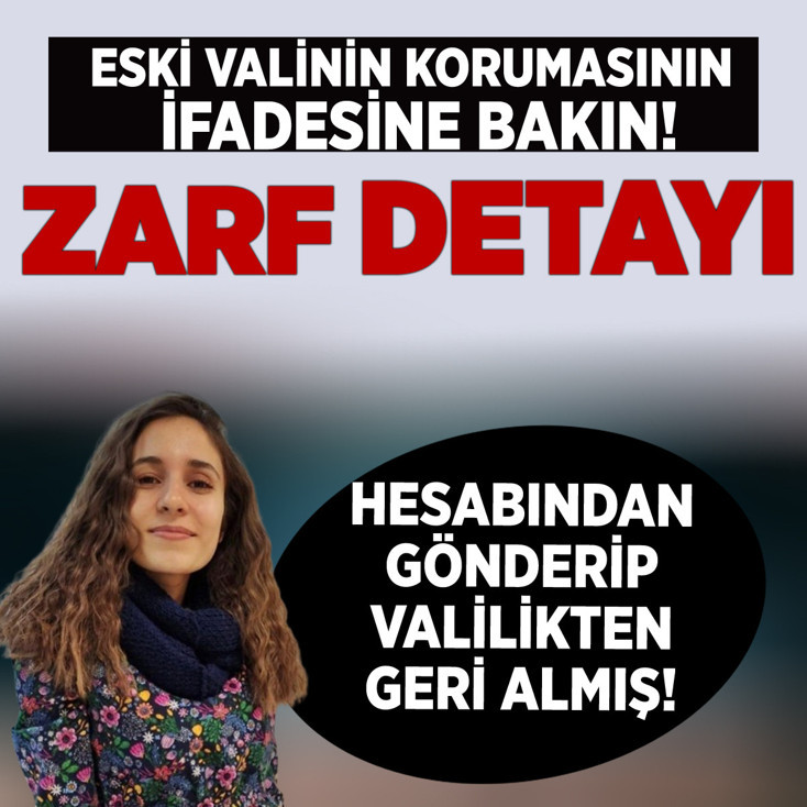 Eski Tunceli valisinin koruması Şükrü Eroğlu'nun ifadesi ortaya çıktı: "Eski Vali bana bir zarf verdi"