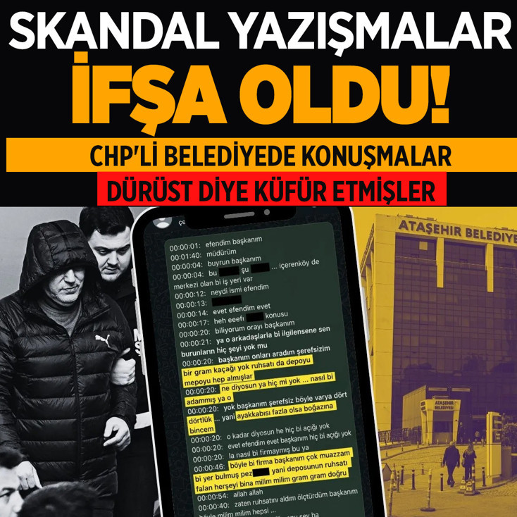 CHP'li belediyede skandal konuşmalar ifşa oldu! Dürüst diye küfür etmişler