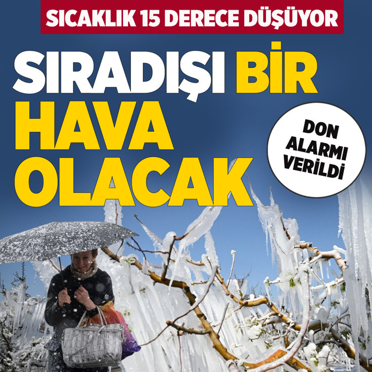 Türkiye kışı yaşacak sürpriz kar geliyor! Isı 15 derece düşüyor don alarmı