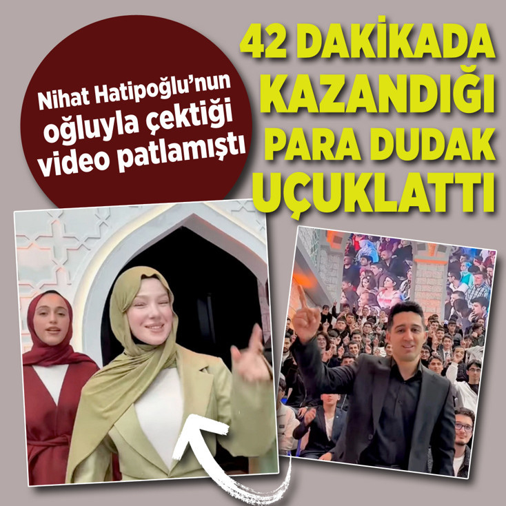 Nihat Hatipoğlu’nun oğlu ile çektiği videolarla tanınmıştı! Canlı yayın kazancı olay oldu