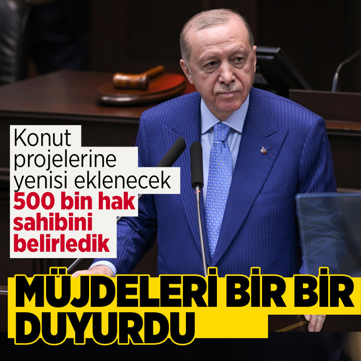 Cumhurbaşkanı Erdoğan müjdeyi verdi: Konut projesine yenileri eklenecek