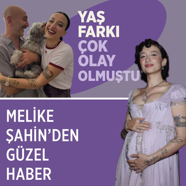 Yaş farkı ile gündem olmuştu! Melike Şahin'den güzel haber
