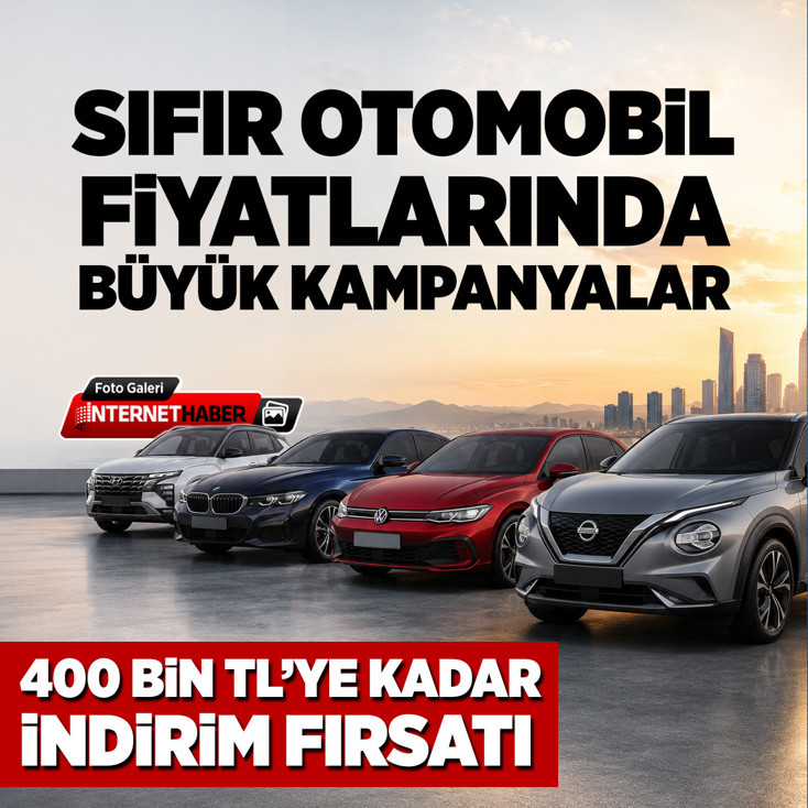Sıfır otomobil fiyatlarında büyük kampanyalar! 400 bin TL'ye kadar indirim fırsatı...