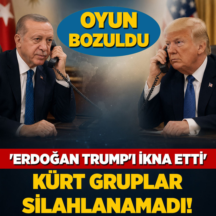 İsrail: Erdoğan, Trump'ı ikna ederek İran’daki Kürt grupların silahlanmasını engelledi