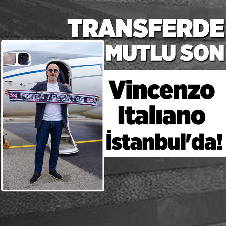 Beşiktaş'ın yeni teknik direktörü Vincenzo Italıano İstanbul'da!