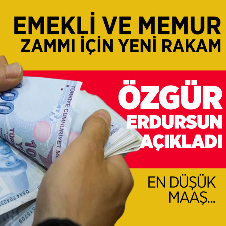 SSK, Bağ-Kur ve memura ne kadar zam gelecek? Özgür Erdursun açıkladı