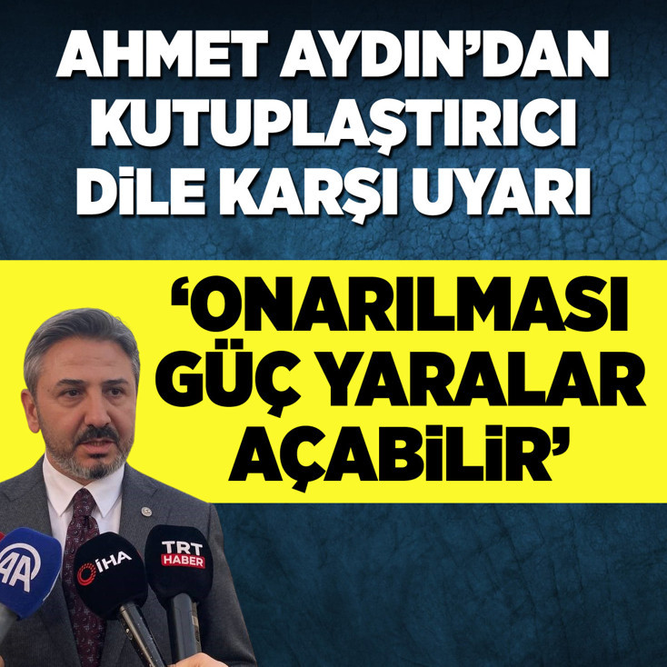 Bakan Ahmet Aydın’dan birlik ve kardeşlik vurgusu