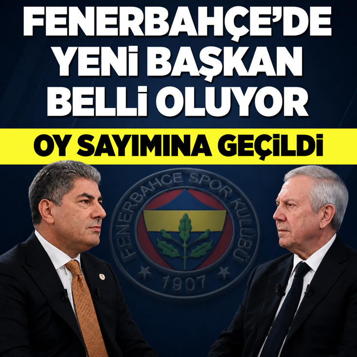 Fenerbahçe’de yeni başkan belli oluyor! Oy sayma işlemi başladı