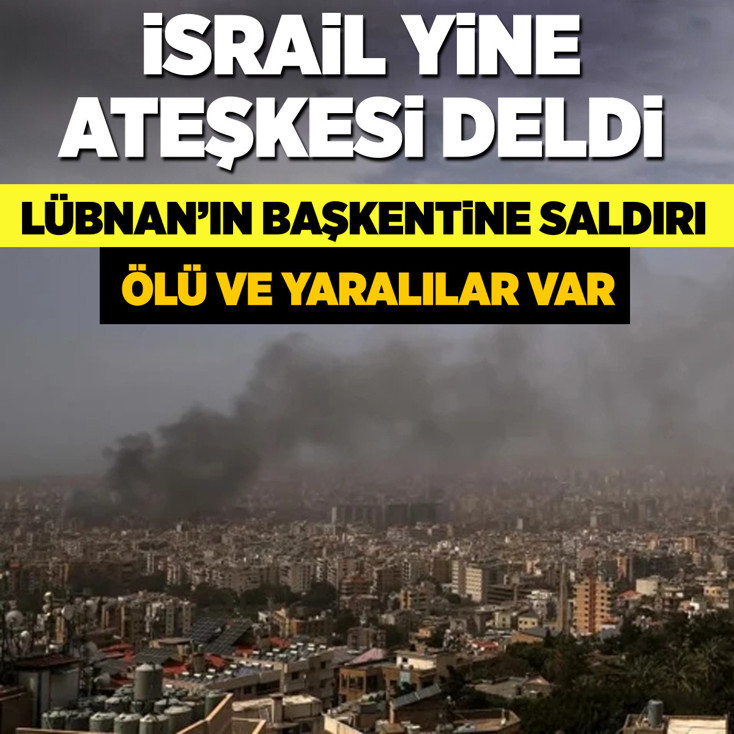 İsrail'den Beyrut'a hava saldırısı: Ölü ve yaralılar var...