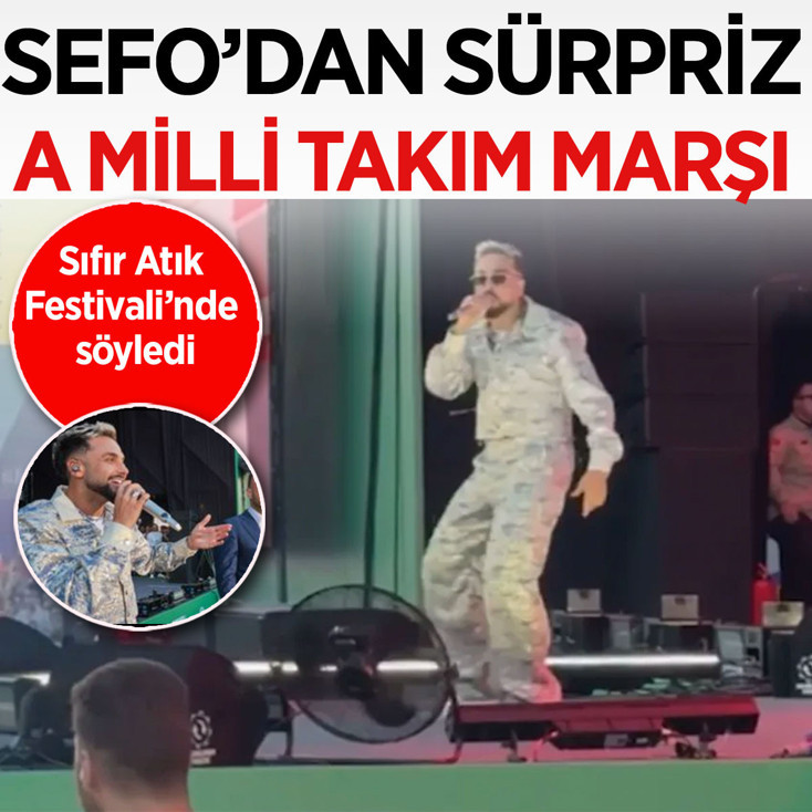 Sefo'dan yeni Milli Marş sürprizi! Sıfır Atık Festivali'nde açıkladı...