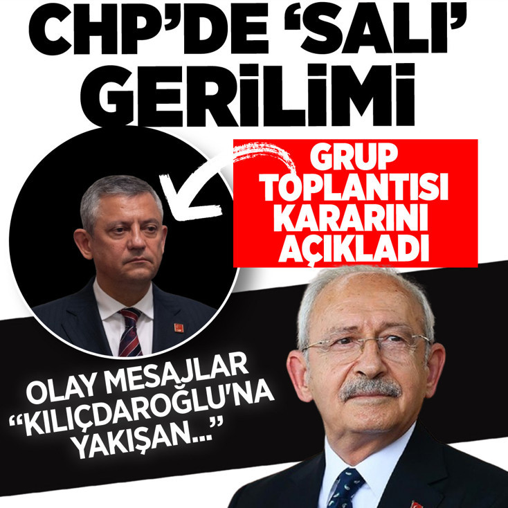 Özgür Özel'den 'grup toplantısı' kararı! Salı günü kürsüye çıkacak mı?