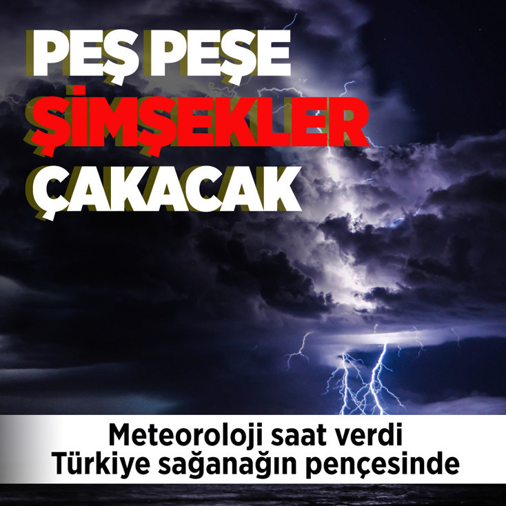 Meteoroloji saat verdi! Öğleden sonra gökyüzü aniden kararacak