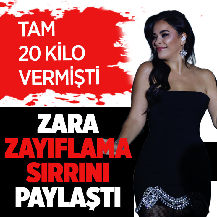 20 Kilo vermişti! Şarkıcı Zara zayıflama sırrını paylaştı