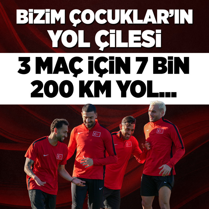 Bizim Çocuklar'ın yol çilesi: 3 maç için 7 bin 200 kilometre yol gideceğiz