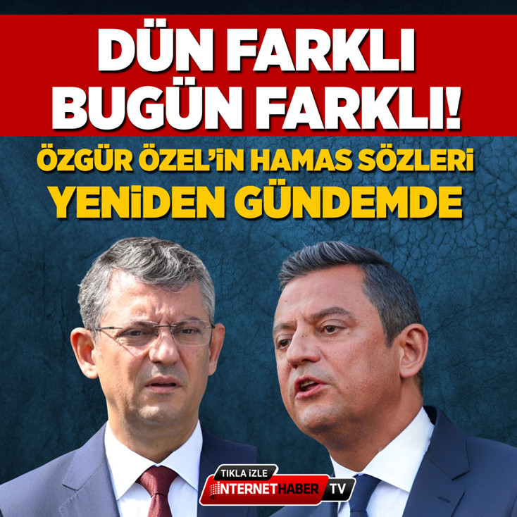 Dün farklı bugün farklı! Özgür Özel'in Hamas sözleri yeniden gündemde