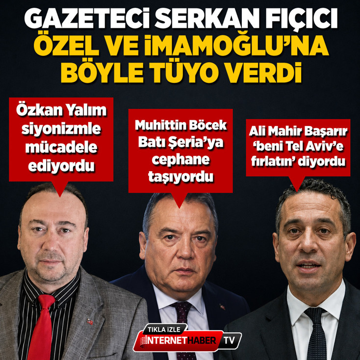Fıçıcı'dan CHP tartışmalarına ironik gönderme: Özkan Yalım siyonizmle mücadele ediyordu