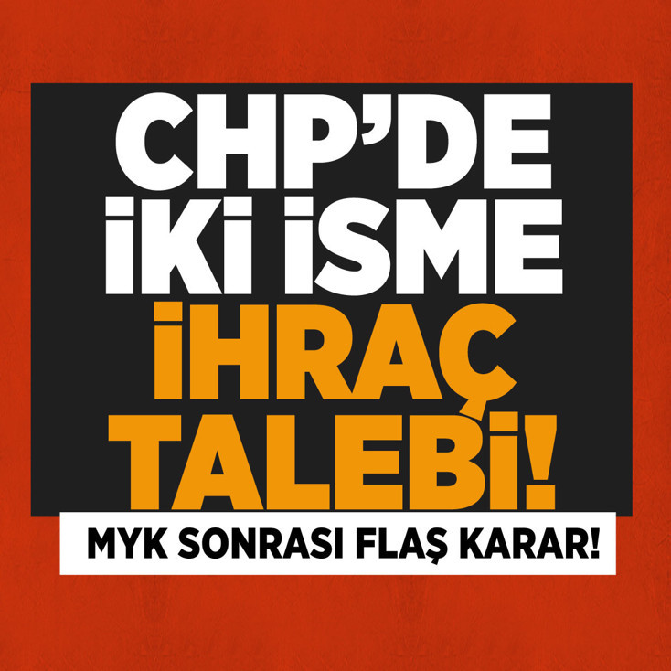 CHP’de Tanju Özcan ve Serkan Tuncer disipline sevk edildi