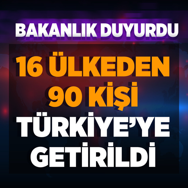 Uluslararası firariler için yolun sonu! 16 ülkeden 90 kişi Türkiye'ye teslim edildi