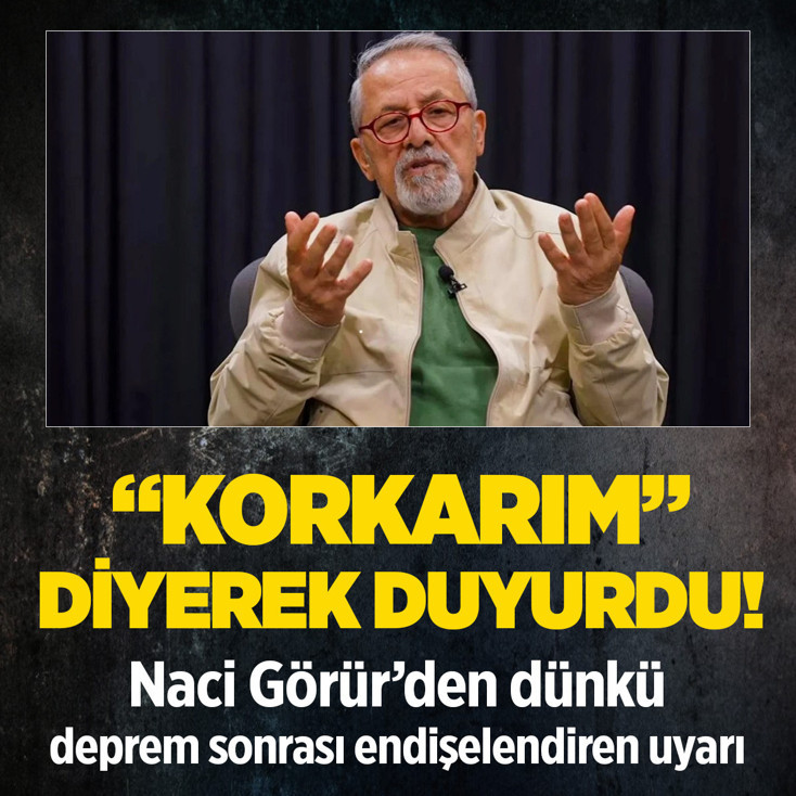 Gaziantep'teki deprem sonrası Naci Görür 'Korkarım' diyerek duyurdu: Levha içleri parçalanacak